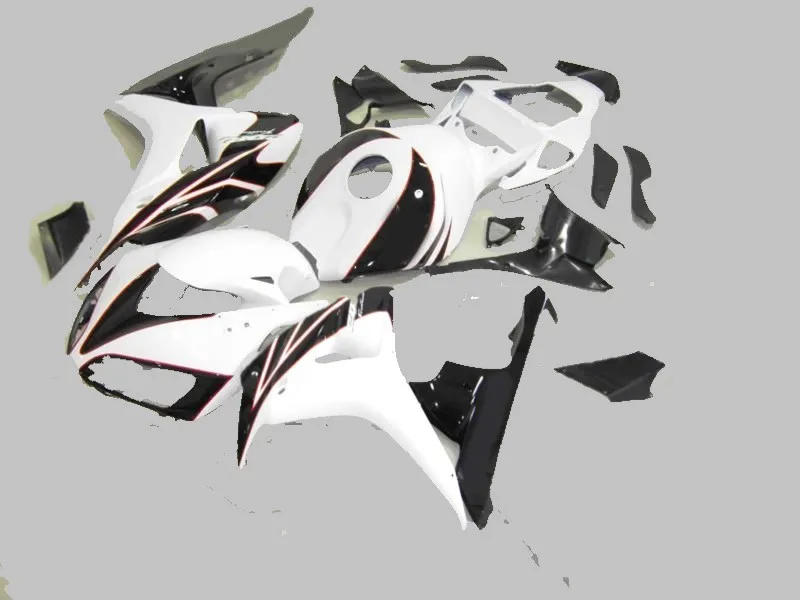 

km body parts for white black fairings CBR1000RR 06 07 motorcycle fairing kit CBR 1000RR 2006 2007