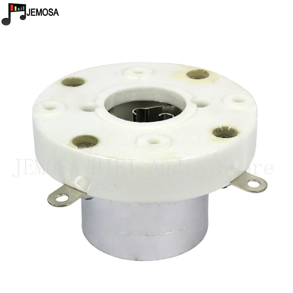 1PC Ceramic Tube Socket 4Pins Electron Tube Socket For 845 211 805 FU-5 Vacuum Tube Free Shipping
