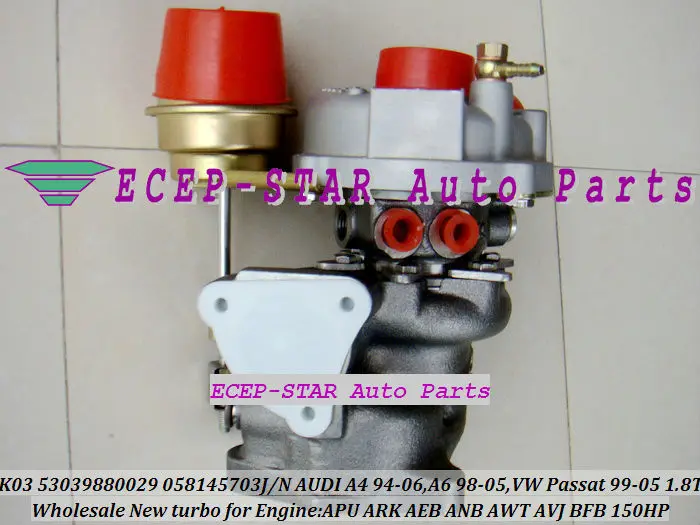 K03 5303988025 53039700025 058145703N Turbo Turbocharger For AUDI A4 A6 C5 For VOLKSWAGE For VW Passat B5 1.8L AEB APU ARK 1.8T