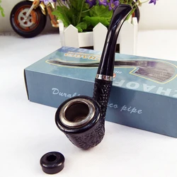 Durable Multifunction Pipe Smooth Chimney Double Filtration Smoking Pipes Herb Tobacco Pipes Gifts Narguile Gift Grinder Smoke