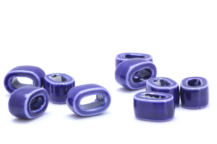 OlingArt 18*10mm 6 Stück/Set Leder-Verschlüsse Keramik-Quadratlochperlen Neuer Topseller Mehrfarbige Mischung DIY Schmuckherstellung Leder – Detail 31