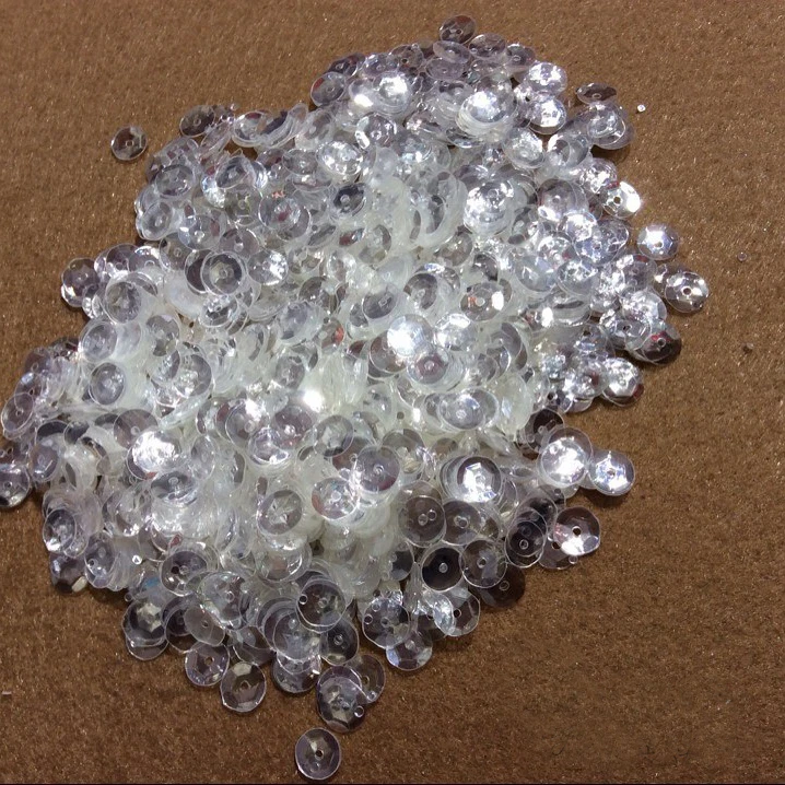 

200g(20000pcs) ivory sequins appliques for dress skirt clothes L24L26