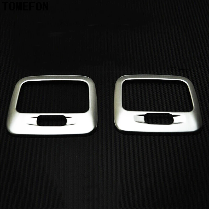 For Mitsubishi Outlander 2013 2014 2015 2016 2017 ABS Chorme Car Interior Front Rear Reading Light Lamp Cover Trim Decoration