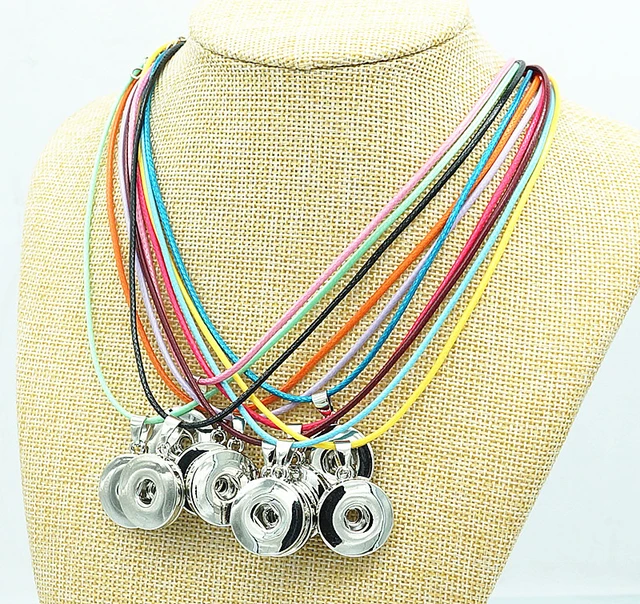 Snap Jewelry Trendy Necklace Button Snap Jewelry Necklace Fashion Trendy Simple Aliexpress