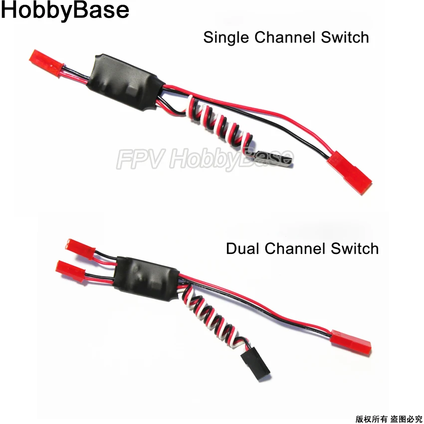 

2A Single / Dual Channel LED Light Controller Switch for RC FPV Multicopter Quadcopter QAV250