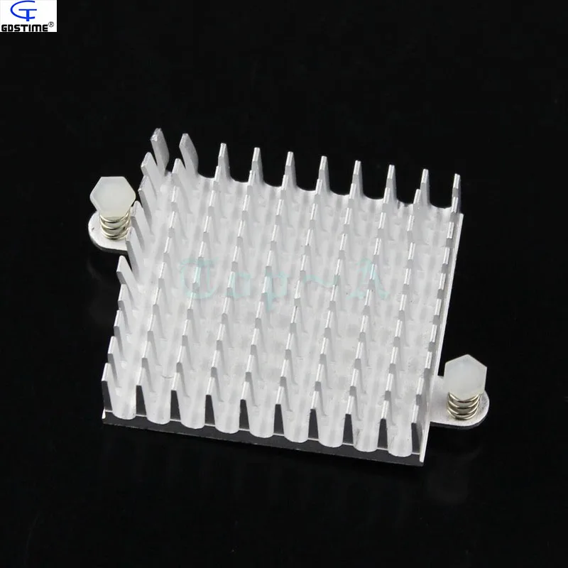 Gdstime 5 pcs/lot 43x40x11mm Silver Extrude Aluminium Heatsink High Quality IC Chip Heat Sink Radiator 43*40*11mm