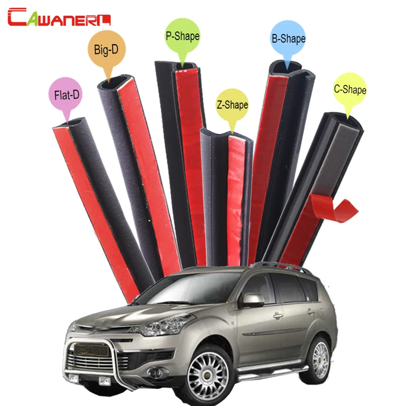 

Cawanerl Car Accessories Auto Rubber Sealing Strip Kit Seal Edge Weatherstrip Sound Insulation For Citroen C-Crosser