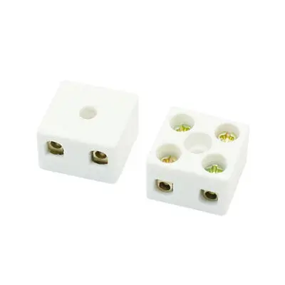 10A 380 V di Isolamento Connettore Porcellana di Ceramica Morsettiera 2W5H 5 Pcs