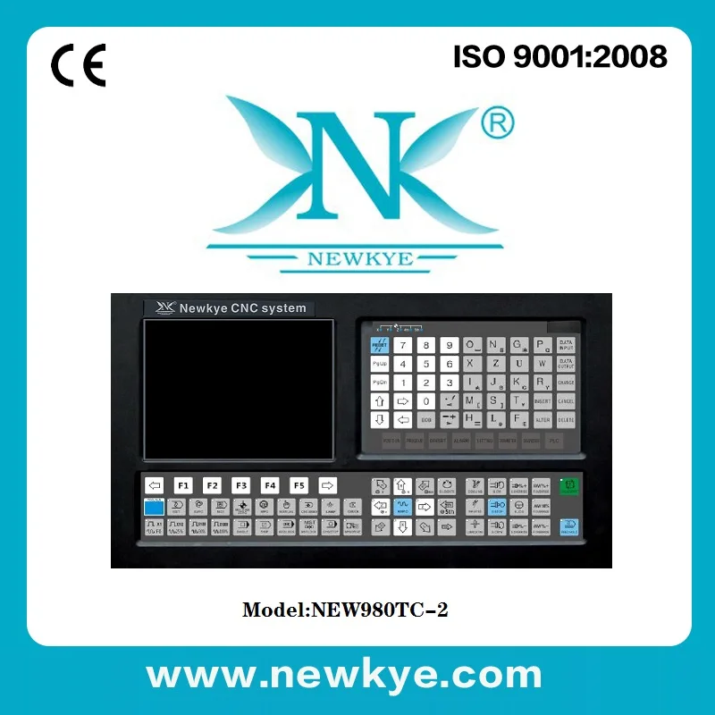 

Newkye 2 axis lathe cnc controller / cnc system NEW980TC-2