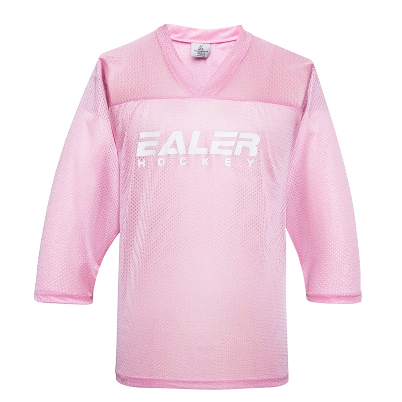 Mesh Ice Hockey Jersey For Training Pink