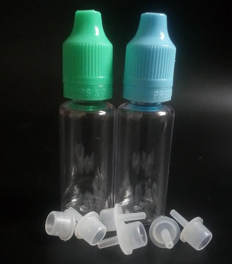 

Factory Price PET Dropper Bottles With Tamper Evident Caps and Long Thin Tips 15ML E liquid Plastic Empty Bottles