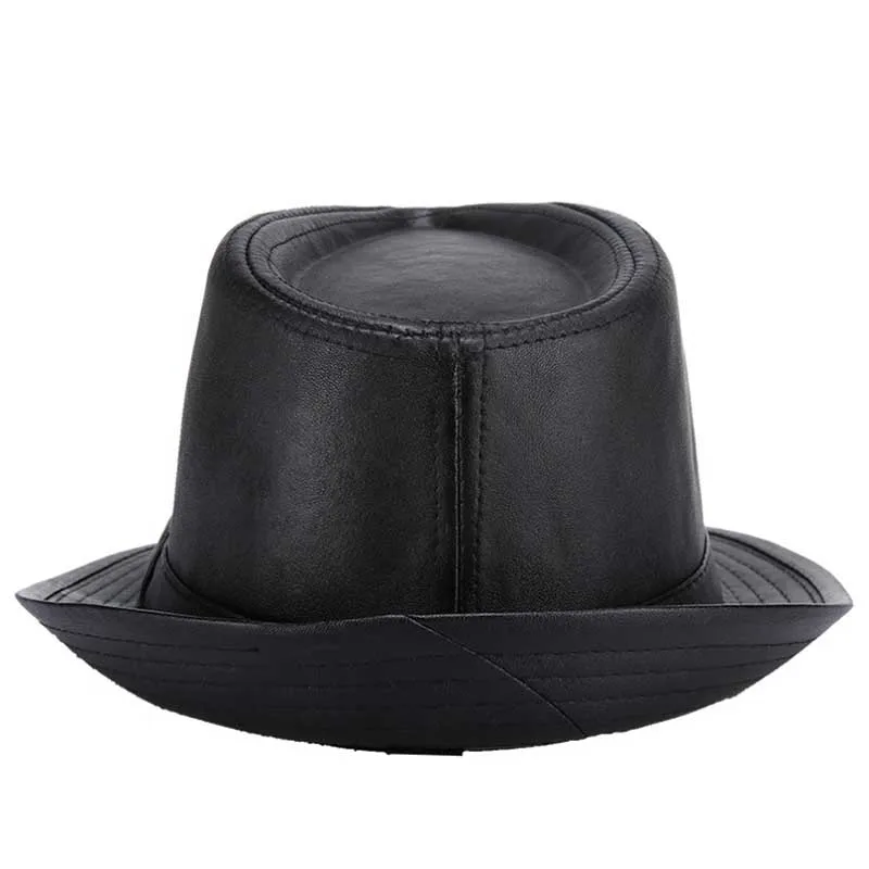 2017 new Sir Classic PU leather hat hat Men to restore ancient ways to keep warm warm Fast recovery fashion