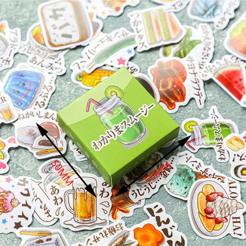 40 Pcs/box Cute Cartoon Sticker Label Kawaii Diary Handmade Adhesive Paper Flake Korea Sticker Scrapbooking Stationery