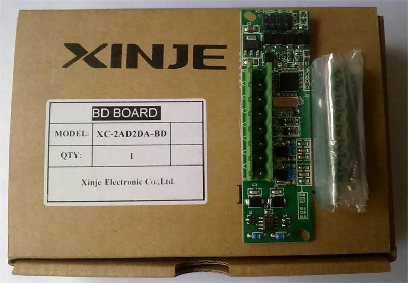 XC-2AD2DA-BD XINJE XC Series PLC BD Board AI2 AO2 new in box