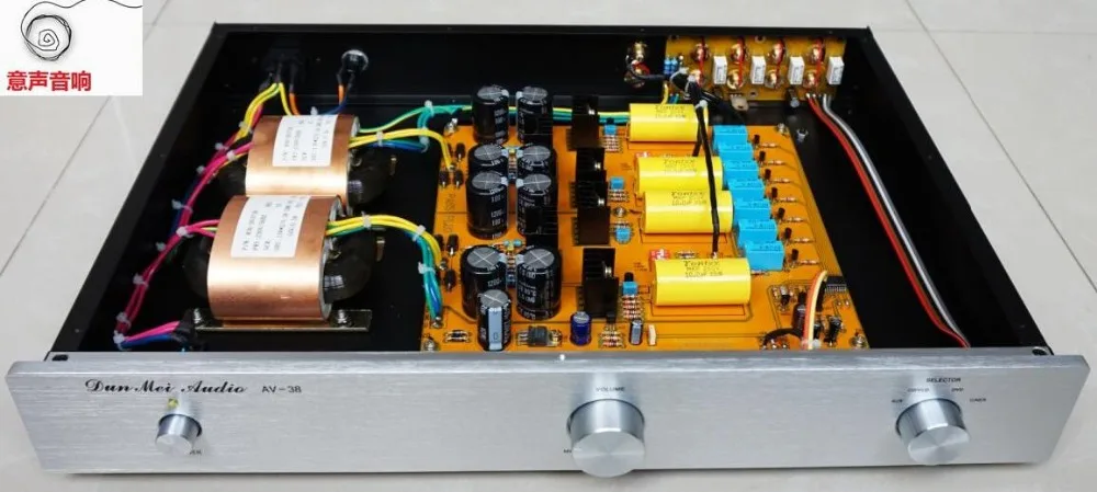 

Finished Hifi preamp PASS 1.7 Field effect transistor balance preamplifier