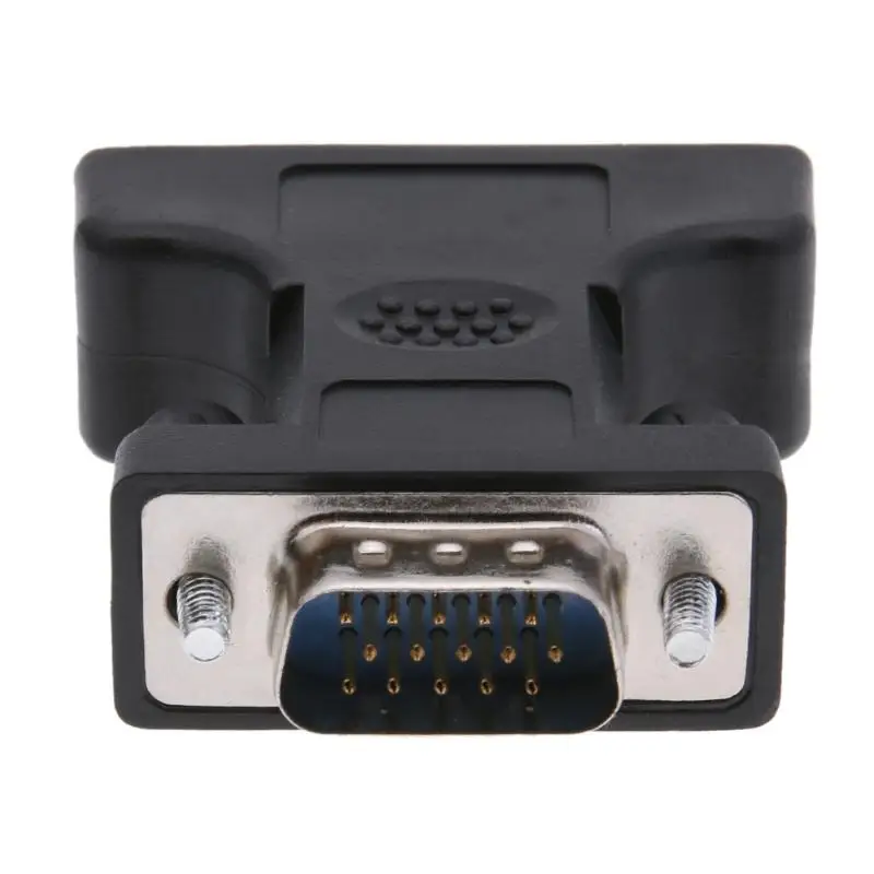 ALLOYSEED 24 + 5Pin DVI żeński do 15Pin VGA męski przedłużacz kabla adapter na kabel do konwertera złącze do telewizora HDTV Monitor CRT żarówka jak