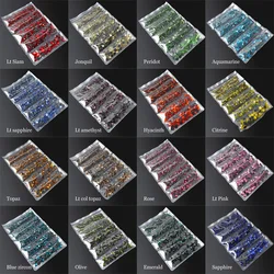 2000PCS Mix size Hotfix Rhinestone SS6-SS30 5 Sizes Separate Packing Flatback stones free shipping