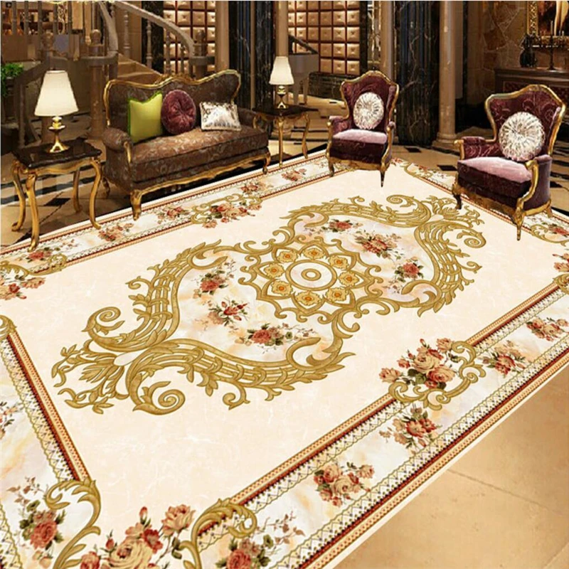 

beibehang Ceiling Carpet Flooring Murals Custom Photo Wall paper roll 3D floor Wallpaper Bathroom Self-adhesive PVC Waterproof