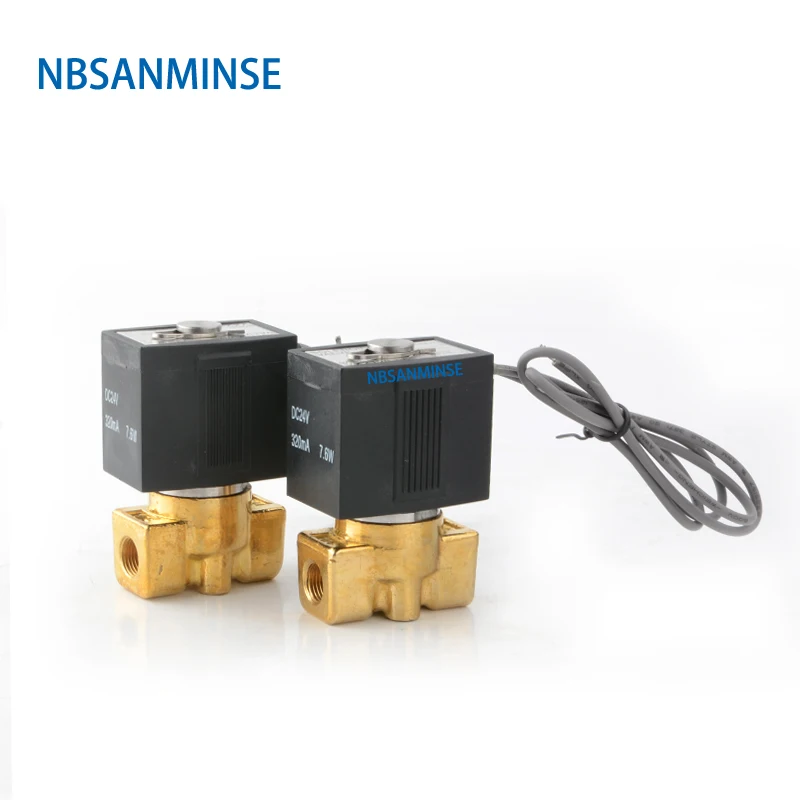 Imagem -05 - Nbsanminse Vx2120 g1 Bronze Válvula Solenóide Maneira Posição ar Vapor Válvula de Água Normal Fechar tipo Smc