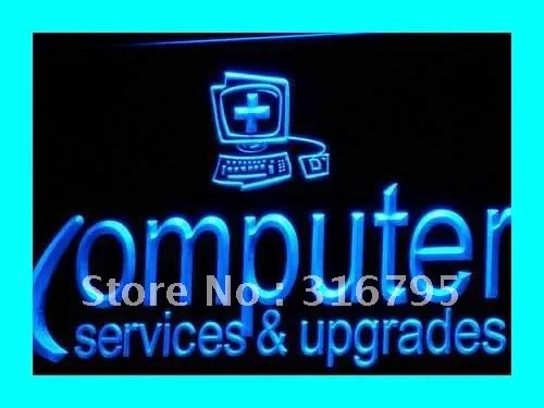 i326 Computer Services & Upgrades Repairs Light Signs On/Off Switch 20+ Colors 5 Sizes