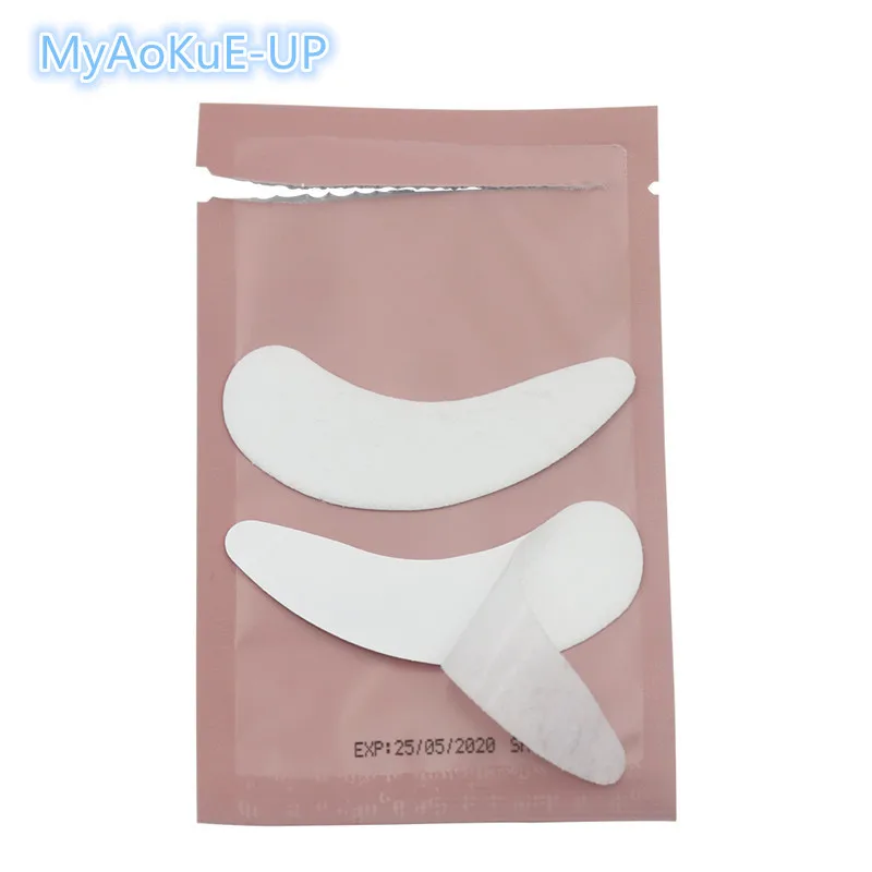 50 pairs/pack Under Eye Pads New Paper Patches Eyelash Extension Eye Tips Sticker Wraps women Make Up Tools