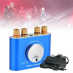 12V dijital Bluetooth uyumlu Mini hoparlör güç amplifikatörü ile 3.5mm ses fişi ve USB priz dizüstü/MP3/telefon