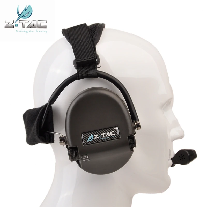 Z-Tactical Z-TAC Airsoft TCI Liberator II Neckband Headset Military zSordin Noise Canceling Hunting Headphones Softair