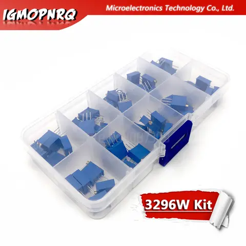 50pcs Multiturn Potentiometer Kit 501 102 202 502 103 203 IGMOPNRQ