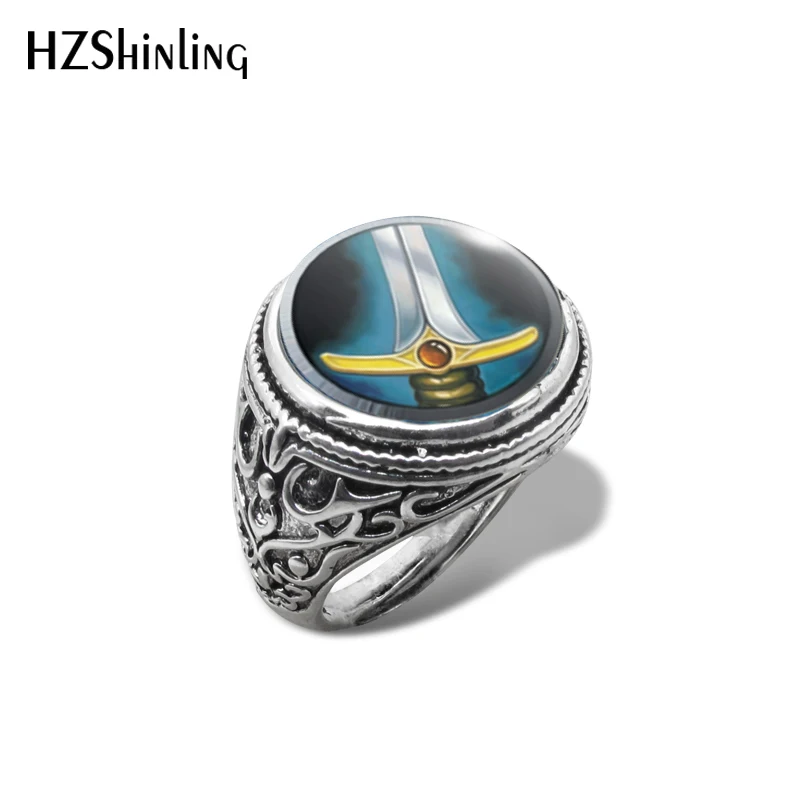 2019 New World Of Warcraft Ring WOW Photo Rings Hand Craft Jewelry Art Glass Dome Adjustable