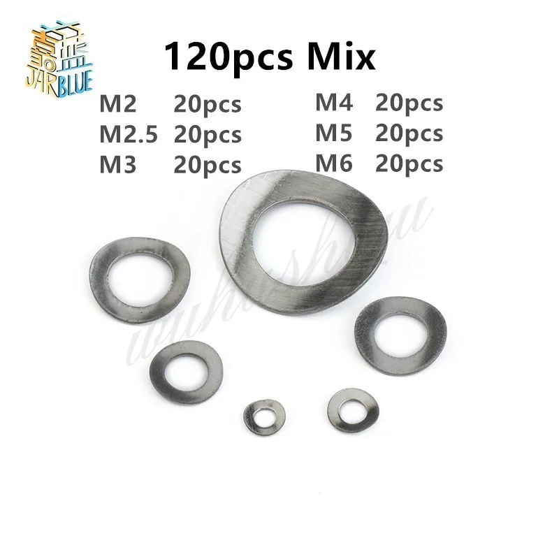 

m1.6 m2 m3 m4 m5 m6 m8 m10 DIN137A Stainless Steel 304 Silver Wave Spring Washer Gasket Ring m1.6 m2 m3 m4 m5 m6 m8 m10
