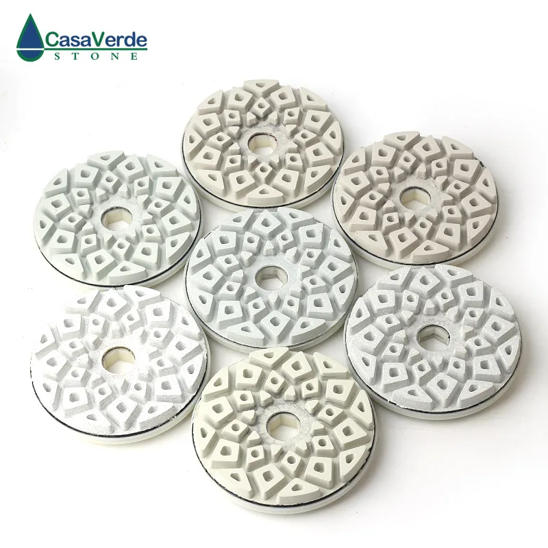 DC-LEGPP01 5 inch edge polishing pads for marble and granite abrasive polishing wheels