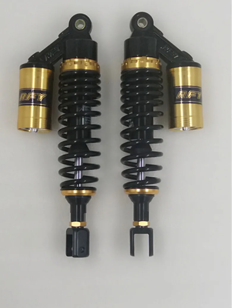 300mm gas fork shock absorbers replacement for scoote atv quad motorcycle  black+gold