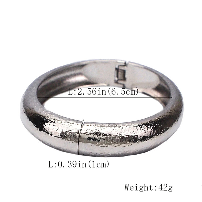 New Statement Alloy Cuff Bangles Women Punk Jewelry Metal Bracelet Bracelets Fashion Wholesale Accessories UKEN