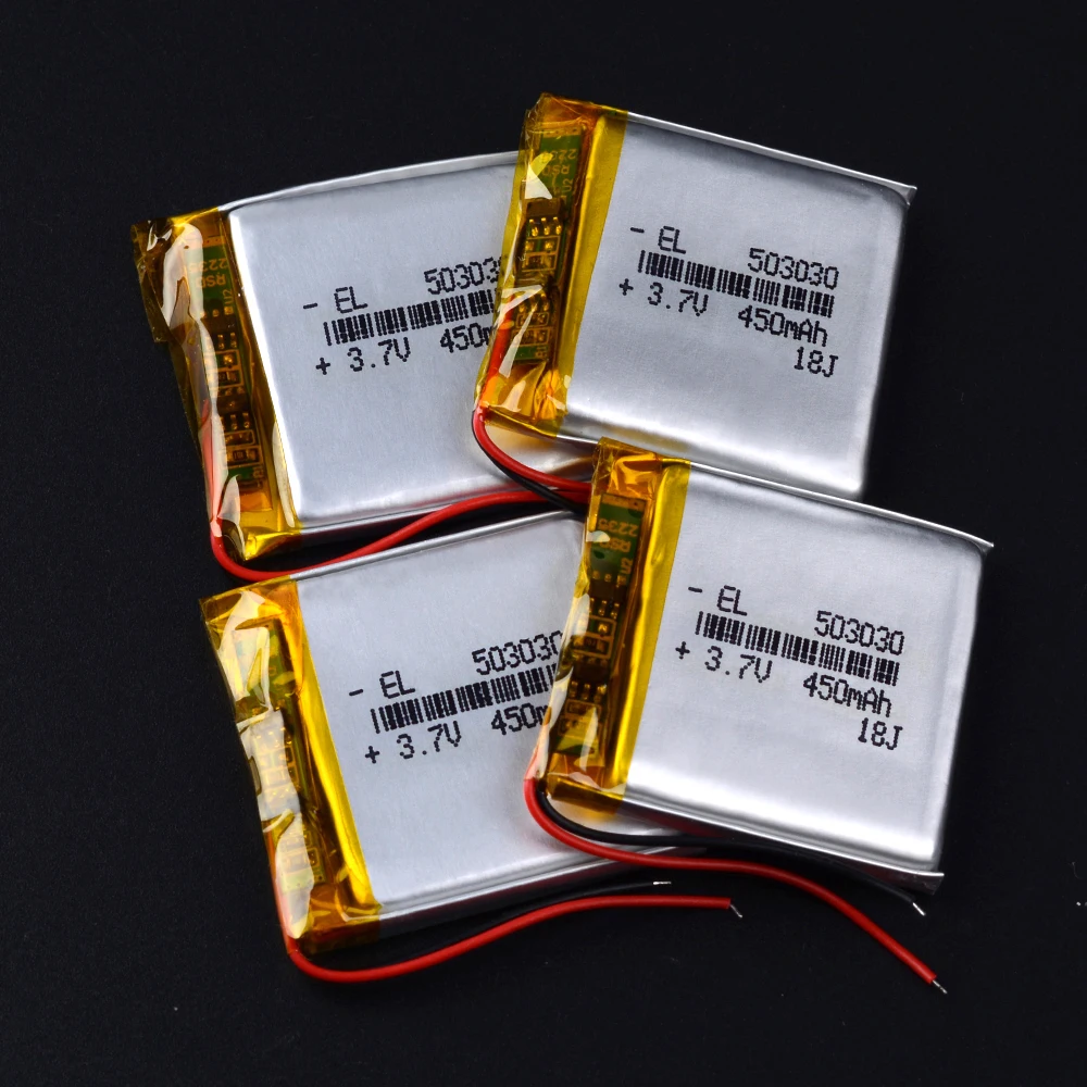 Автомобильный видеорегистратор 503030, 3,7 в, 500 мА · ч, 453030, литиевая полимерная аккумуляторная батарея, GPS, bluetooth, динамик