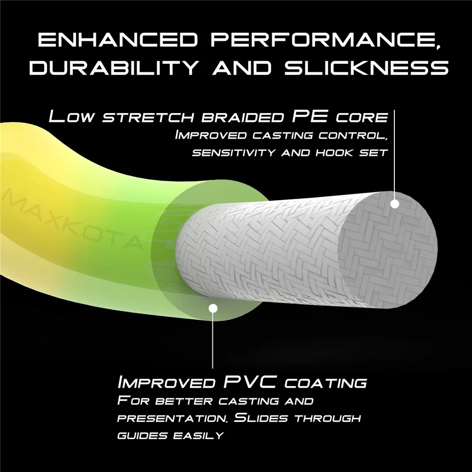 Maximumcatch 90FT-100FT 2/3/4/5/6/7/8/9wt Fly Fishing Line Weight Forward Floating Fly Line With W Loop