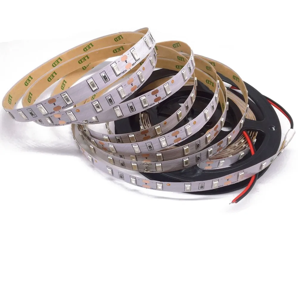 1/2/3/4/5M IP65 Waterproof LED Strip Light 5630 SMD DC12V 60Leds/M 5730 Bar Flexible Light Brighter Than 3528 5050 Led Tape