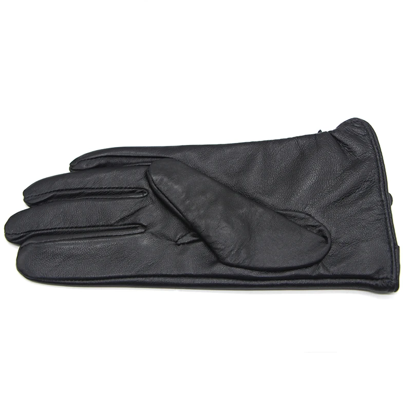 Guantes de piel de oveja auténtica para mujer, manoplas cálidas de invierno, de alta calidad, a la moda, CP-04