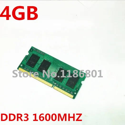 high quality low voltage original Laptop memory Rams  DDR3L 4G 1600 4GB 1Rx8 PC3L-12800S