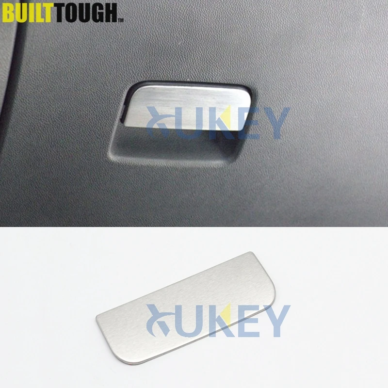 For Mitsubishi ASX Outlander Sport RVR 2011 2012 2013 2014 2015 Chrome Interior Inner Glove Box Cover Badge Sequin Trim Garnish