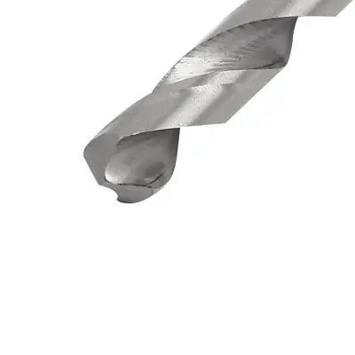 3.5mm Drilling Dia 250mm Length HSS Round Shank Twist Drill Bit Silver Tone 2pcs
