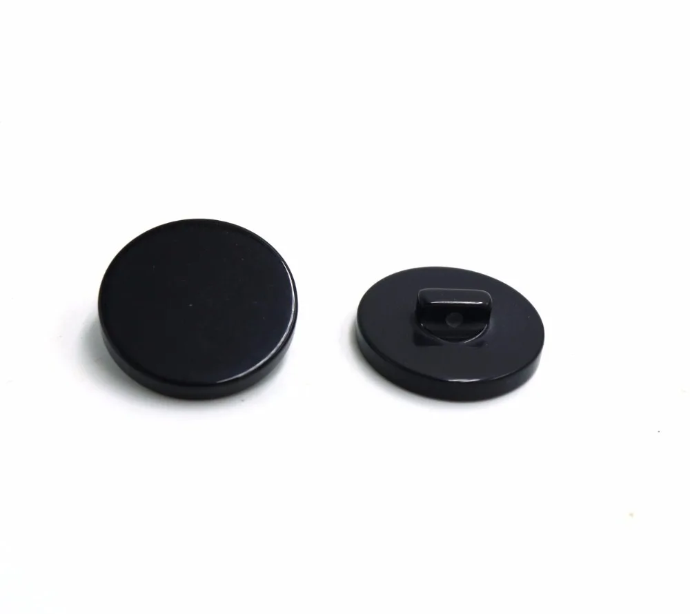 2018 Rushed Direct Selling 12mm/15mm/20mm/25mm/30mm  black resin button 50pcs/lot Fashionable Resin ButtonSweater Buttons