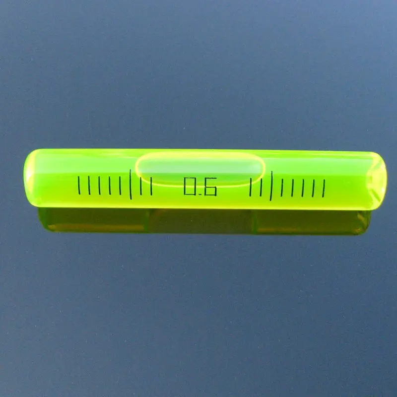 QASE 12*72mm Tubular Spirit Level Bubble 2\'/2mm High Accuracy Level Vial for Optoelectronic Instruments Total station