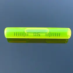 QASE 12*72mm Tubular Spirit Level Bubble 2'/2mm High Accuracy Level Vial for Optoelectronic Instruments Total station