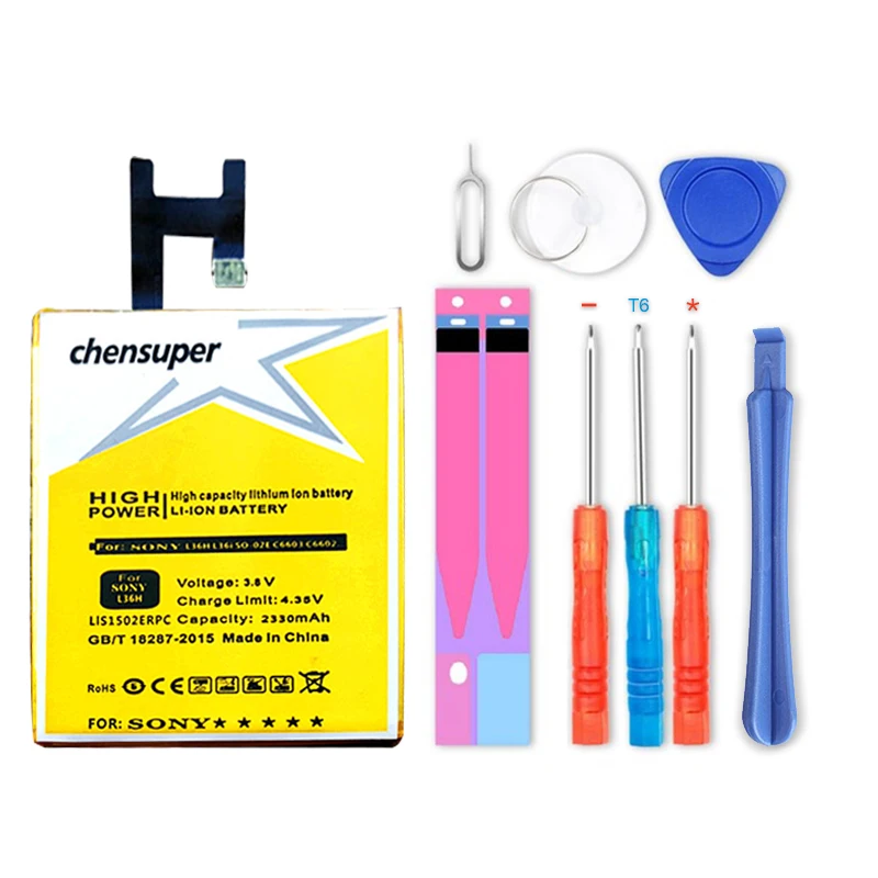 Новый аккумулятор 2330 мАч LIS1502ERPC для SONY Xperia Z L36H lt36h L36i S39H SO-02E C6603 C6602 C6600 C660X Xperia C CN3