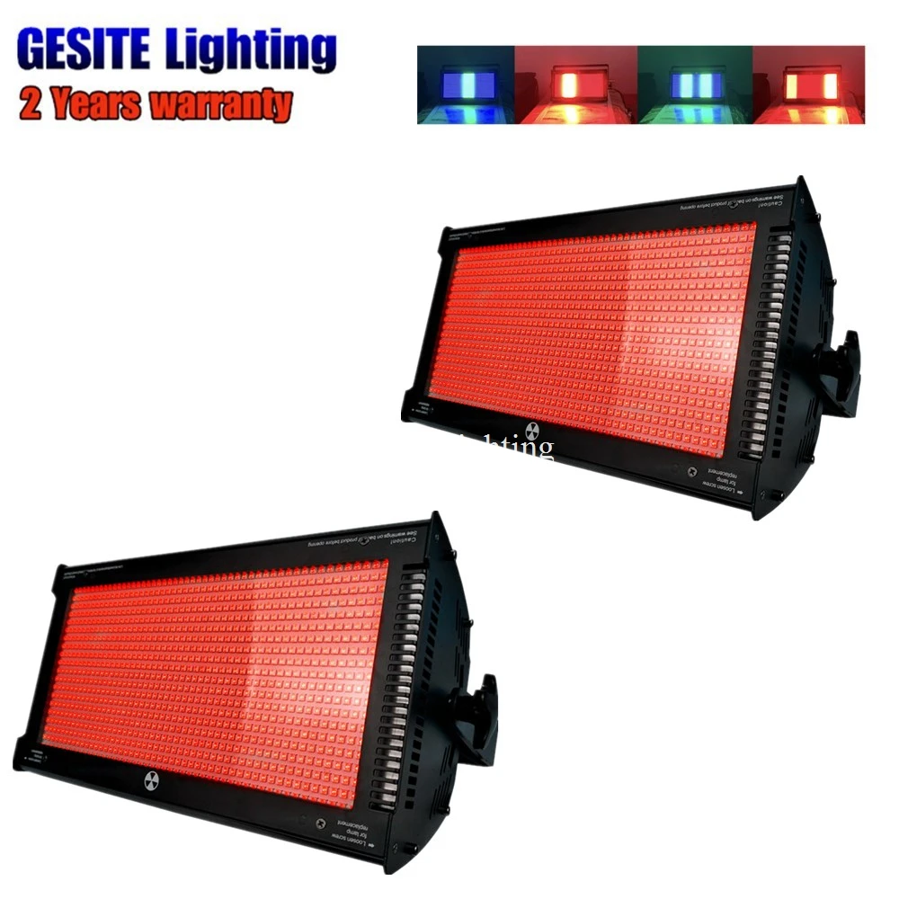 

2pcs DMX512 high power RGB 3 in 1 LED Strobe Light