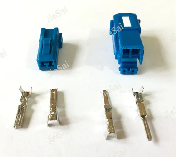 2 Pin 174463-1 Female And Male Plastic Housing Automotive Connector Auto Plug