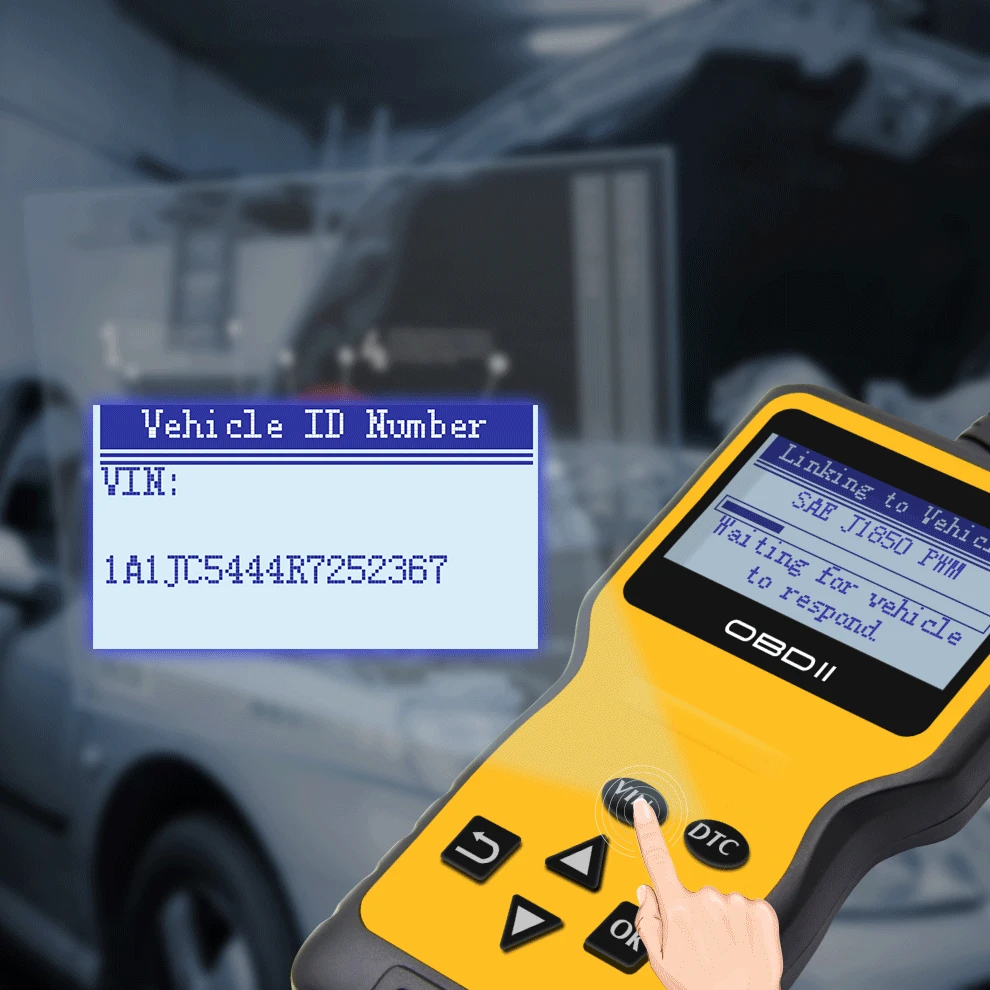 V310 Professional OBD Code Readers Scan Tool OBDII/EOBD Car Engine Fault Code Reader Diagnostic Tool for all 1996 and Newer Car