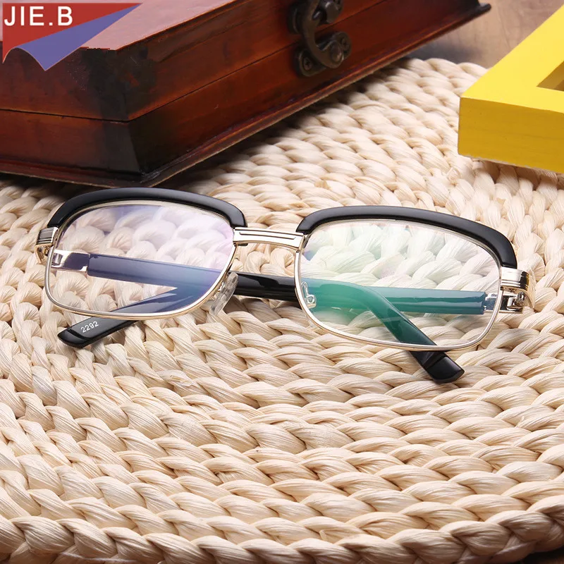 

2019 Metal Frame Glass Lenses Female Male Reading Glasses Women Men Unisex Eyewear +1.0+1.5+2.0+2.5+3.0+3.5+4.0