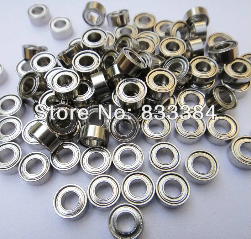 20pcs Top quality miniature deep groove ball bearing 3mm Bearing bore For Model Toy Car Robot DIY 10pcs/lot