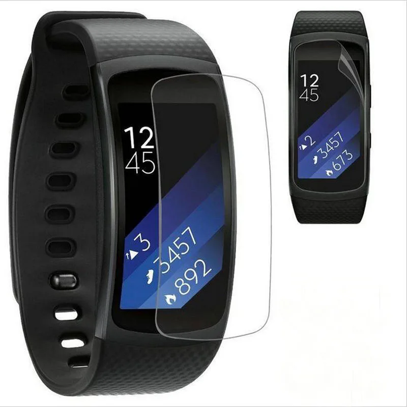 3Pcs Anti-Explosion Soft TPU Ultra HD Clear ป้องกันฟิล์มสำหรับ Samsung Gear Fit 2 Fit2 R360 full Screen Protector
